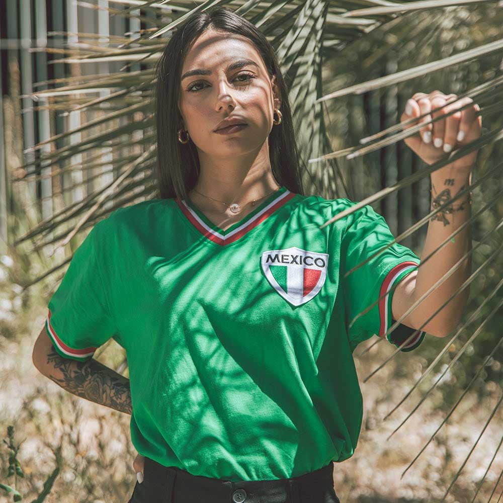 Copa Mexico Pelé 1980s Retro Fotballdrakt Grønn