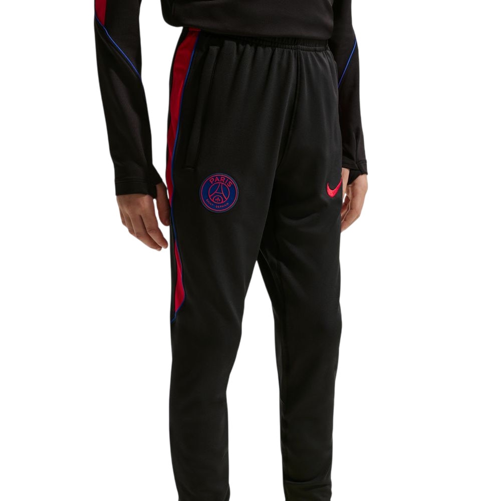 Nike PSG Dri-FIT Strike Fotballbukse 26/27 Barn Sort/Rød