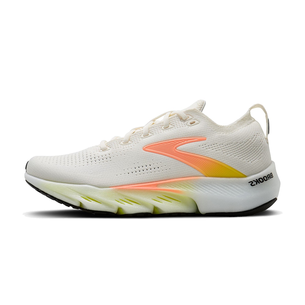 Brooks Glycerin Flex Løpesko Dame Hvit/Oransje