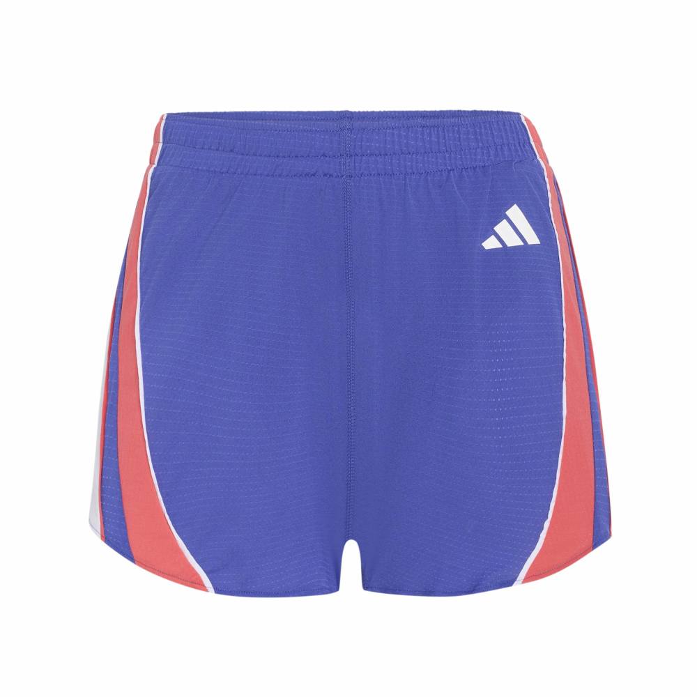 Adidas Adizero Archive Løpeshorts Dame Blå/Rød