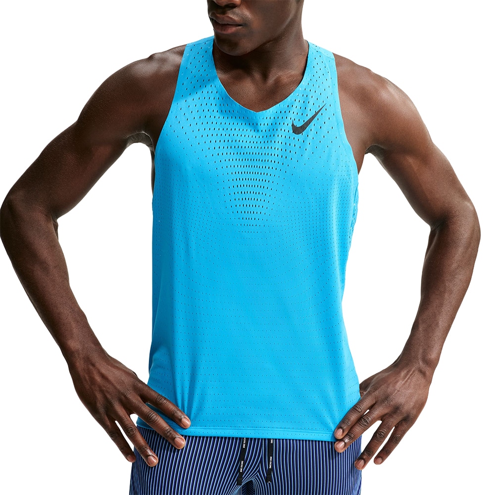 Nike Dri-Fit AeroSwift ADV Singlet Herre Blå
