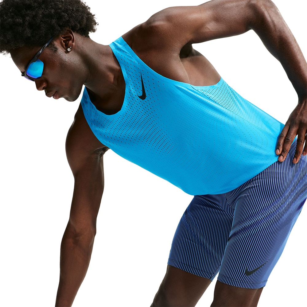 Nike Dri-Fit AeroSwift ADV Singlet Herre Blå