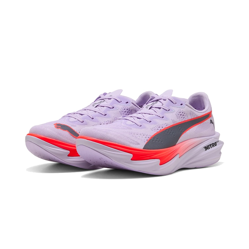 Puma Deviate Nitro Elite 4 Løpesko Dame Lilla/Rød