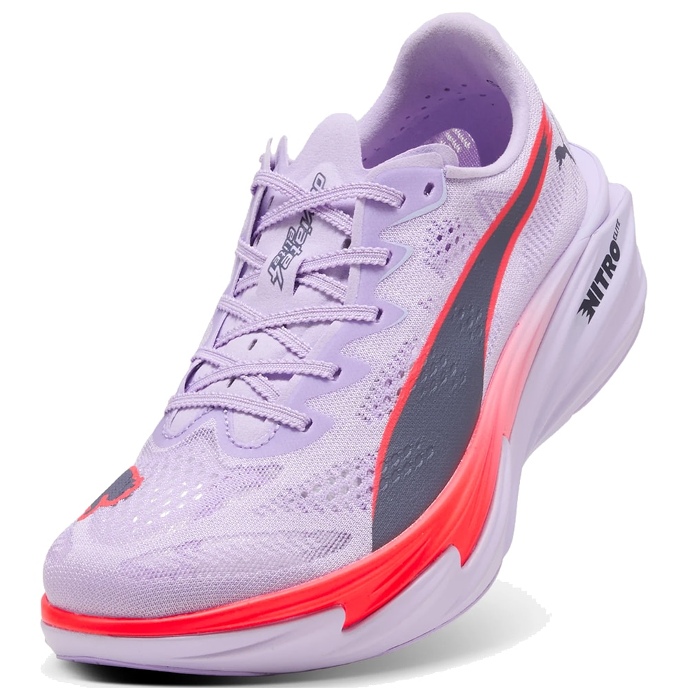 Puma Deviate Nitro Elite 4 Løpesko Dame Lilla/Rød