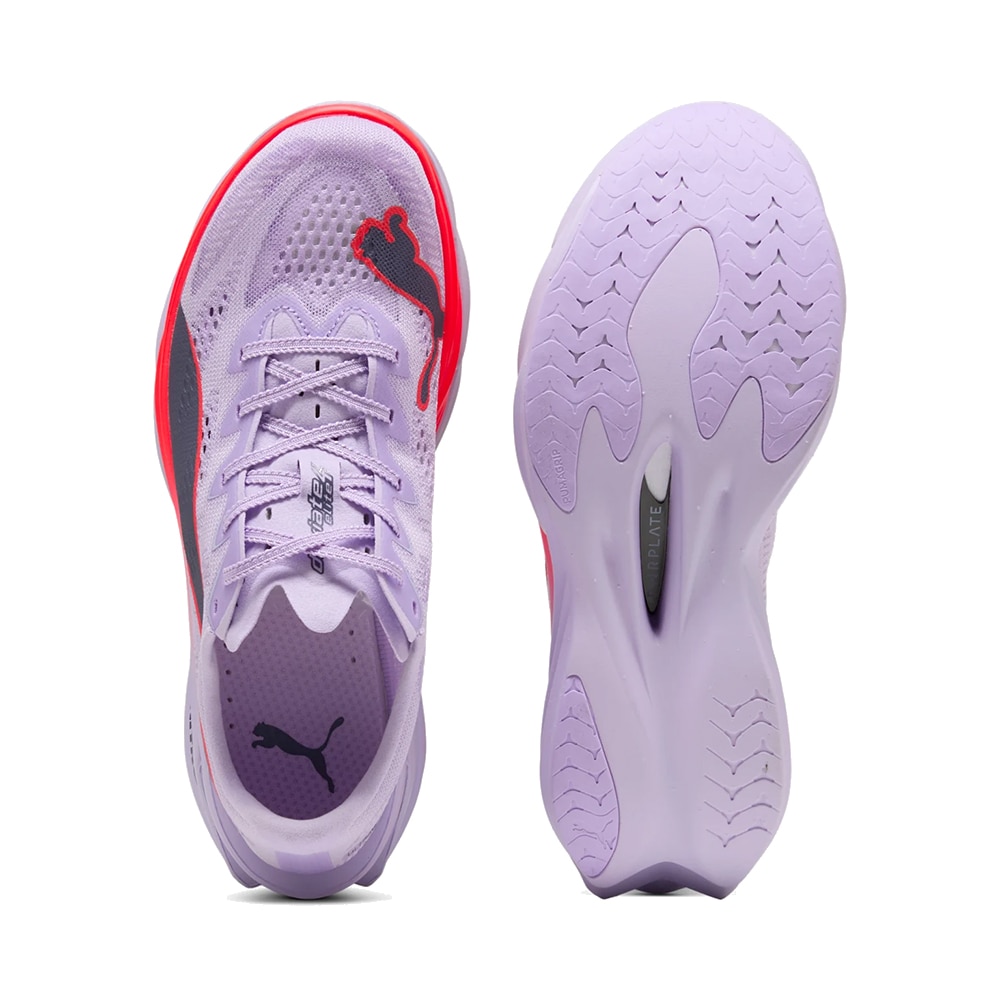 Puma Deviate Nitro Elite 4 Løpesko Dame Lilla/Rød