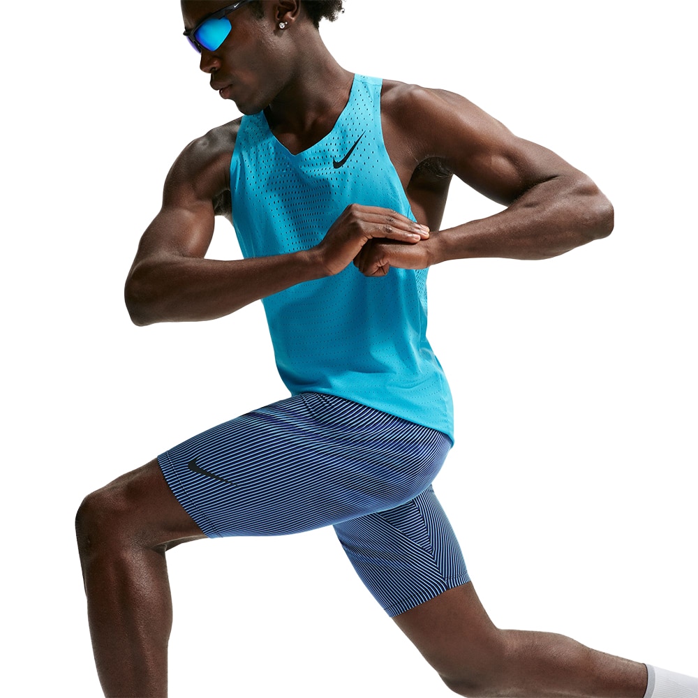 Nike Dri-Fit ADV Aeroswift Short Tights Herre Blå/Sort