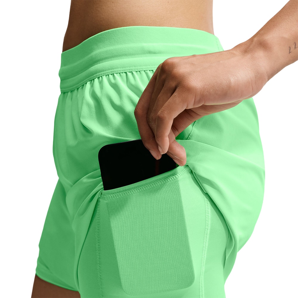 Nike Dri-Fit Swift 2in1 Løpeshorts Dame Grønn