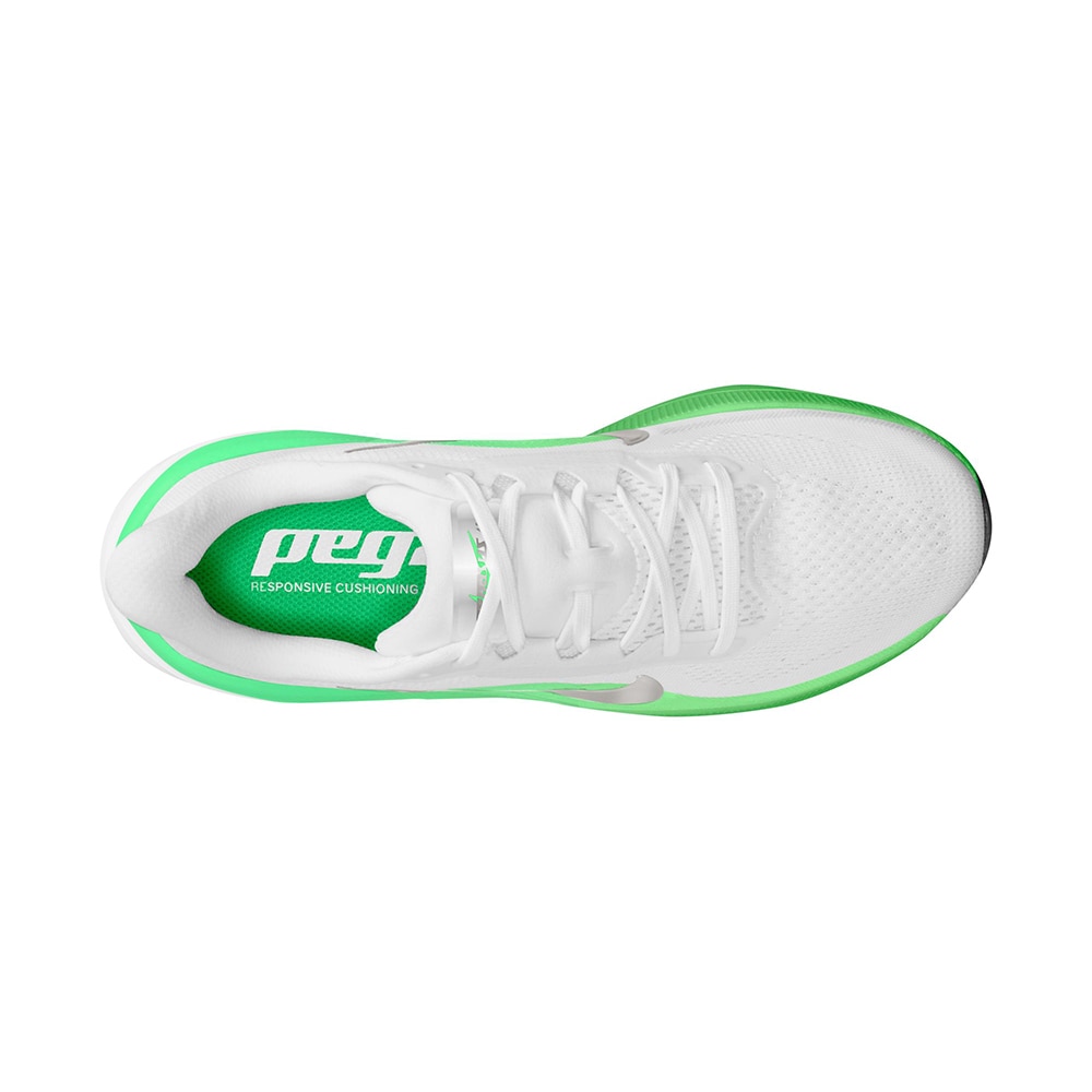 Nike Air Zoom Pegasus 42 Løpesko Dame Hvit/Grønn