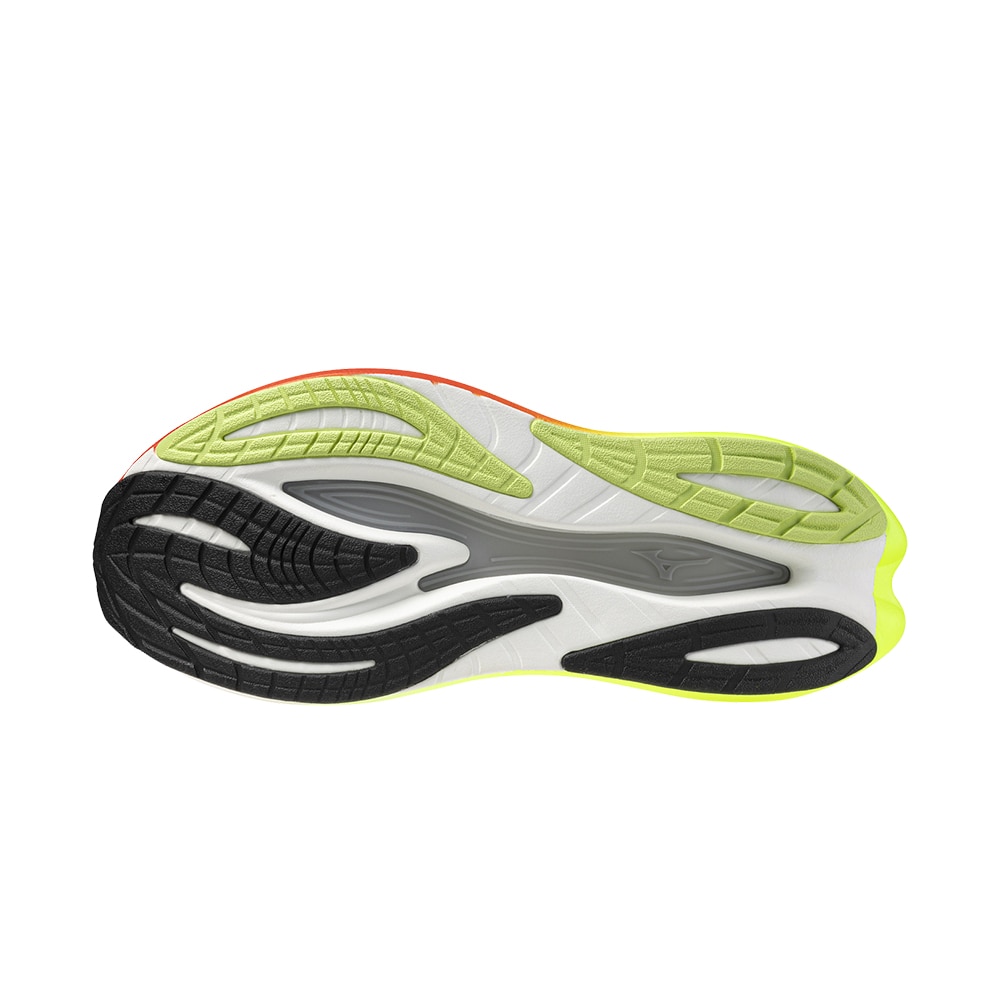 Mizuno Neo Vista 3 Løpesko Herre Hvit/Sort/Oransje