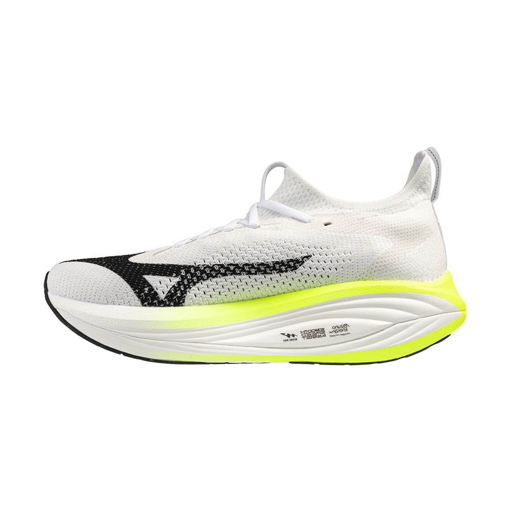Mizuno Neo Vista 3 Løpesko Herre Hvit/Sort/Oransje