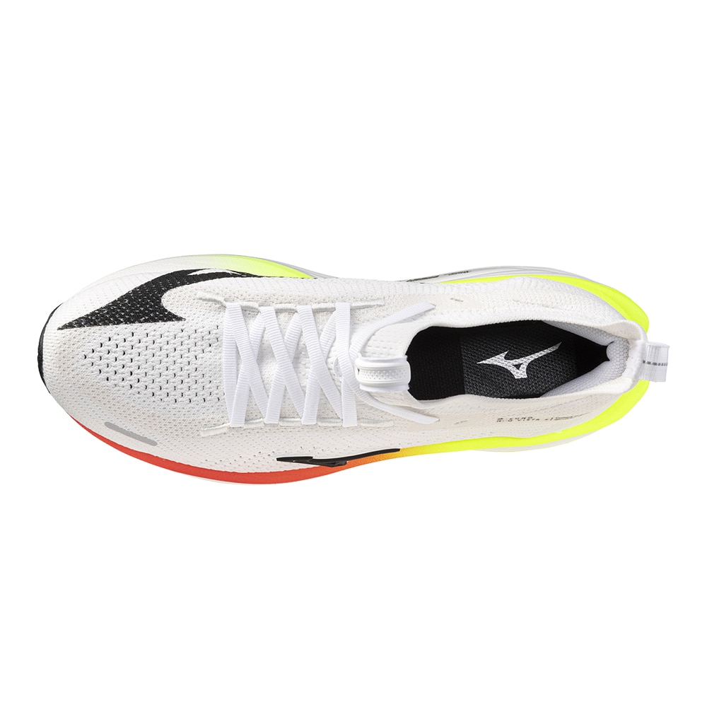 Mizuno Neo Vista 3 Løpesko Herre Hvit/Sort/Oransje