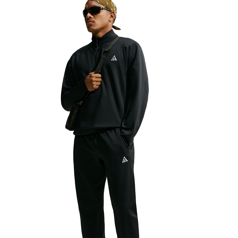 ACG Therma-FIT Wolf Grid Half-Zip Langermet Trøye Herre Sort