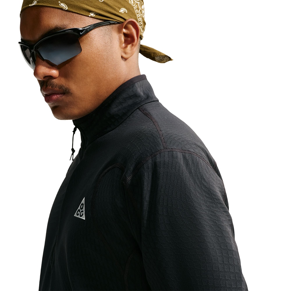 ACG Therma-FIT Wolf Grid Half-Zip Langermet Trøye Herre Sort