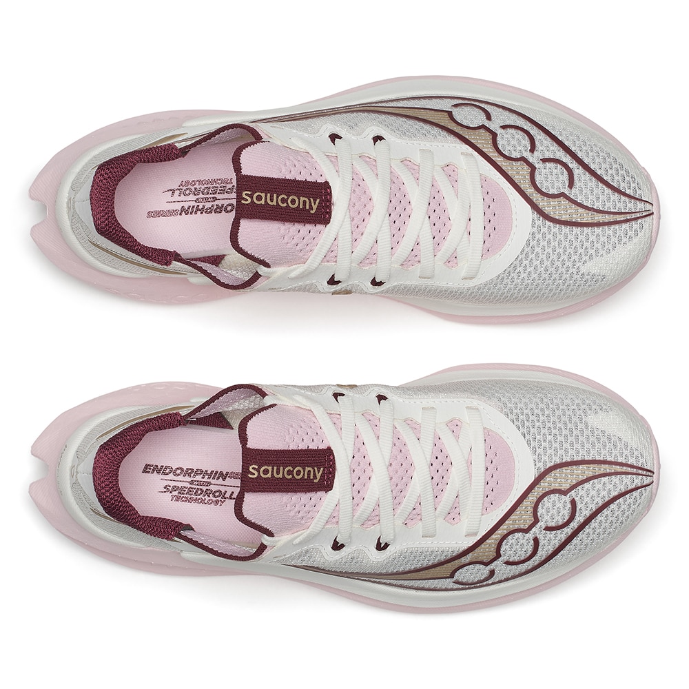 Saucony Endorphin Pro 5 Løpesko Dame Hvit