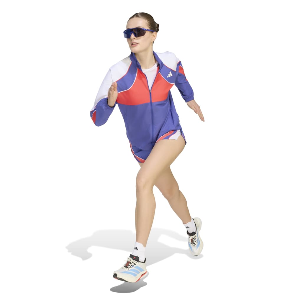 Adidas Adizero Archive Løpejakke Dame Blå/Rød