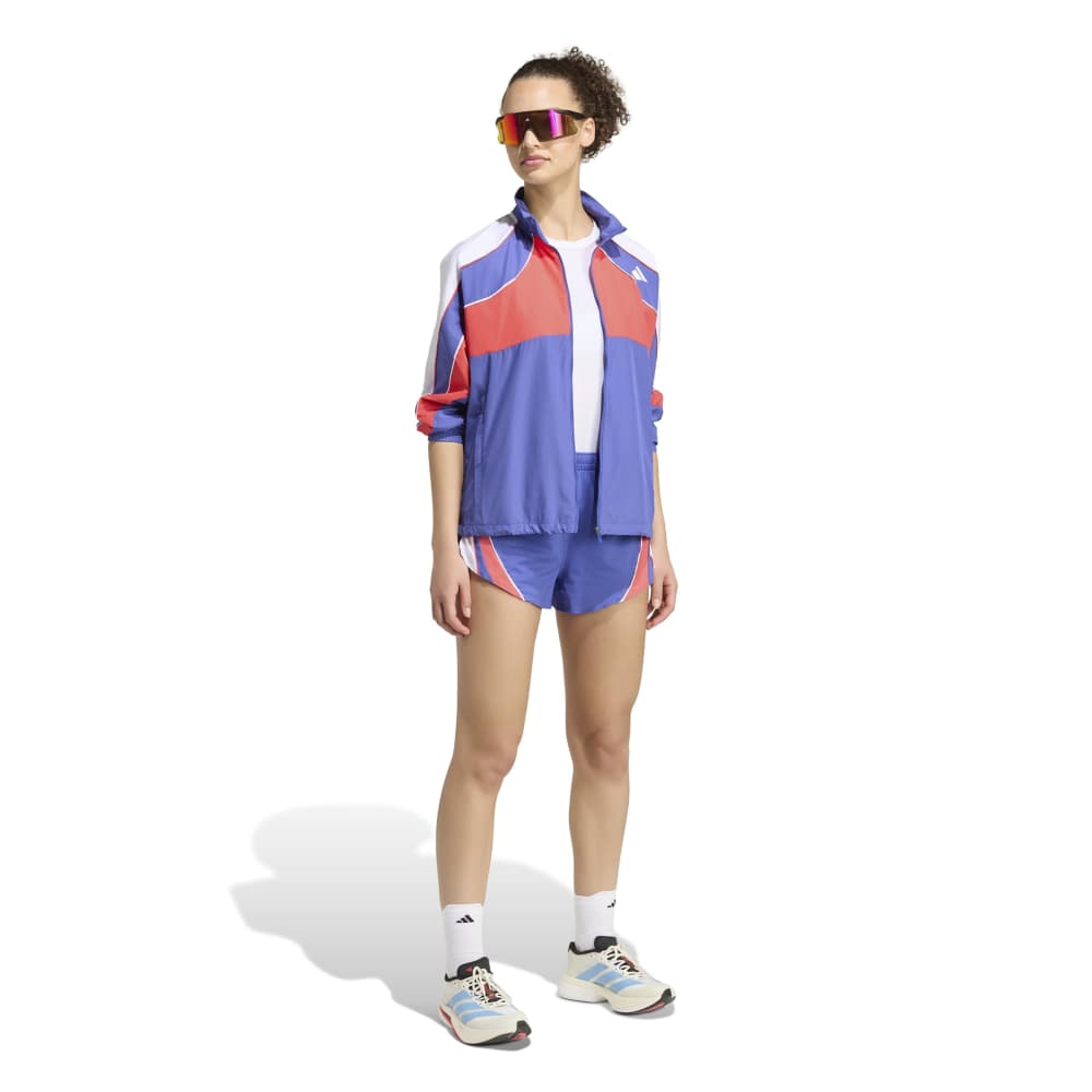 Adidas Adizero Archive T-skjorte Dame Hvit/Blå