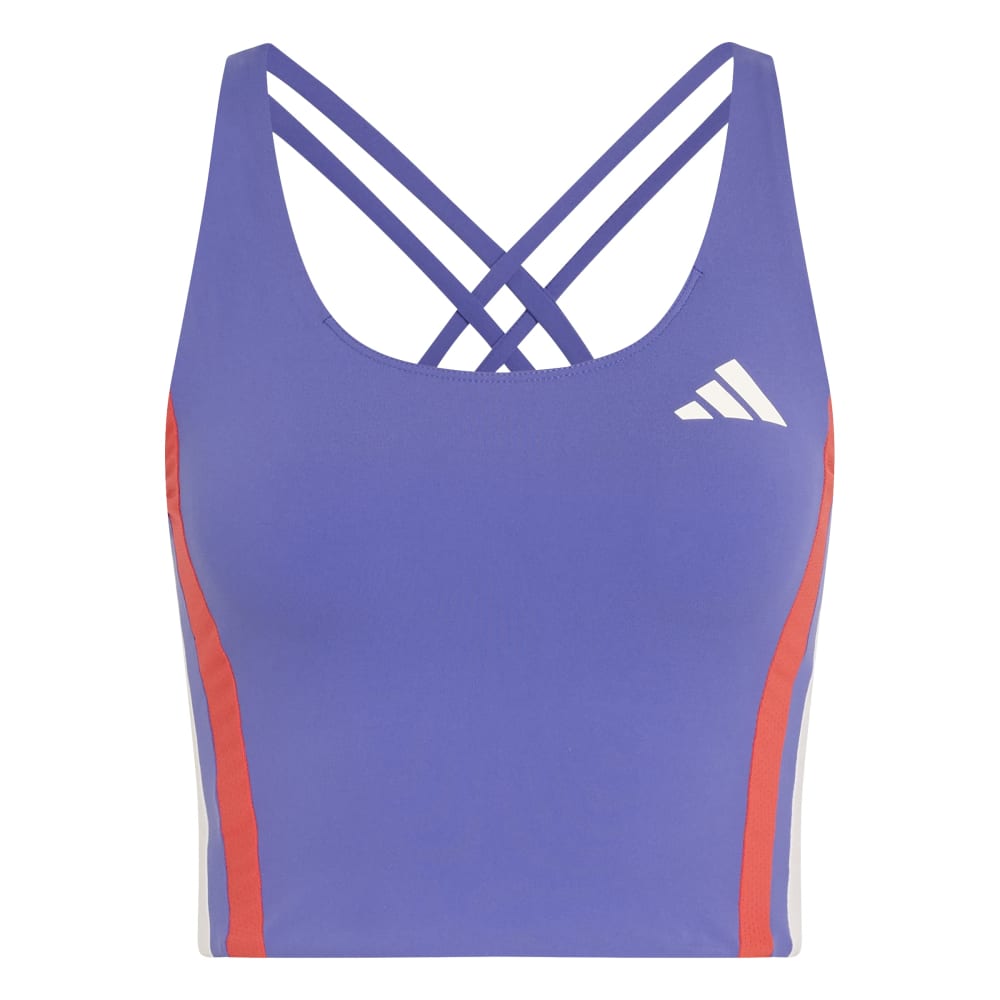 Adidas Adizero Archive Crop Top Dame Lilla/Rød