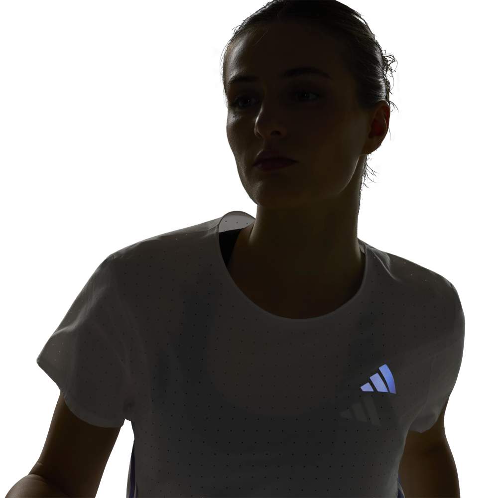 Adidas Adizero T-skjorte Herre Hvit/Blå