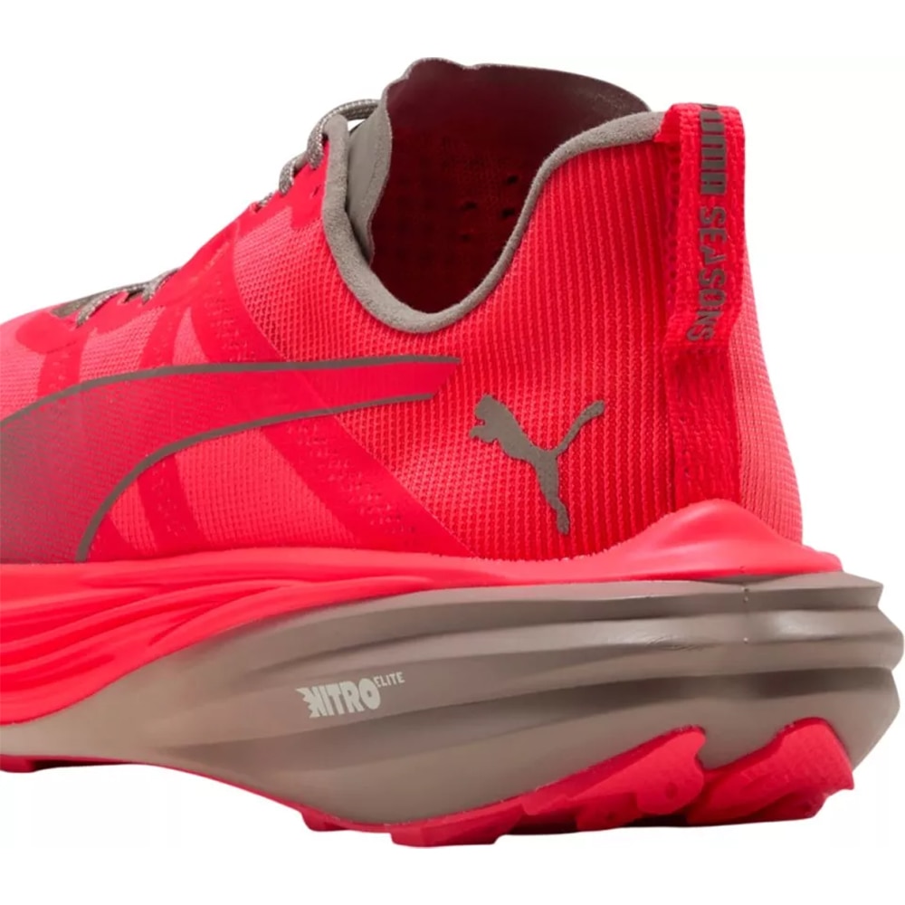 Puma Deviate Nitro Elite Trail Løpesko Herre Rød