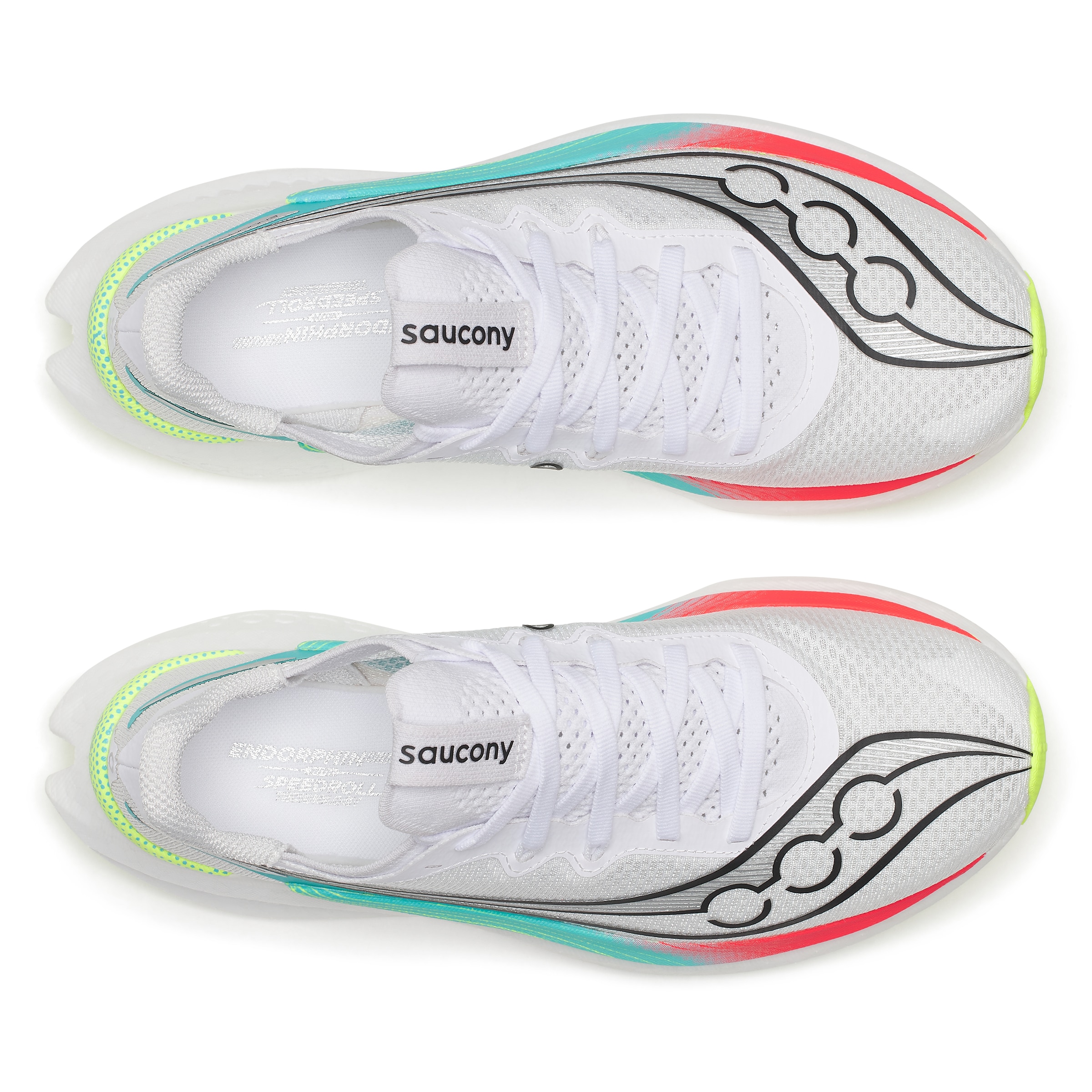 Saucony Endorphin Pro 5 Løpesko Herre Hvit/Flerfarget