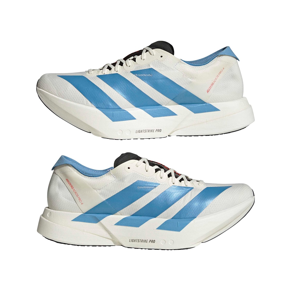 Adidas Adizero Adios Pro 4 Løpesko Herre Hvit/Blå