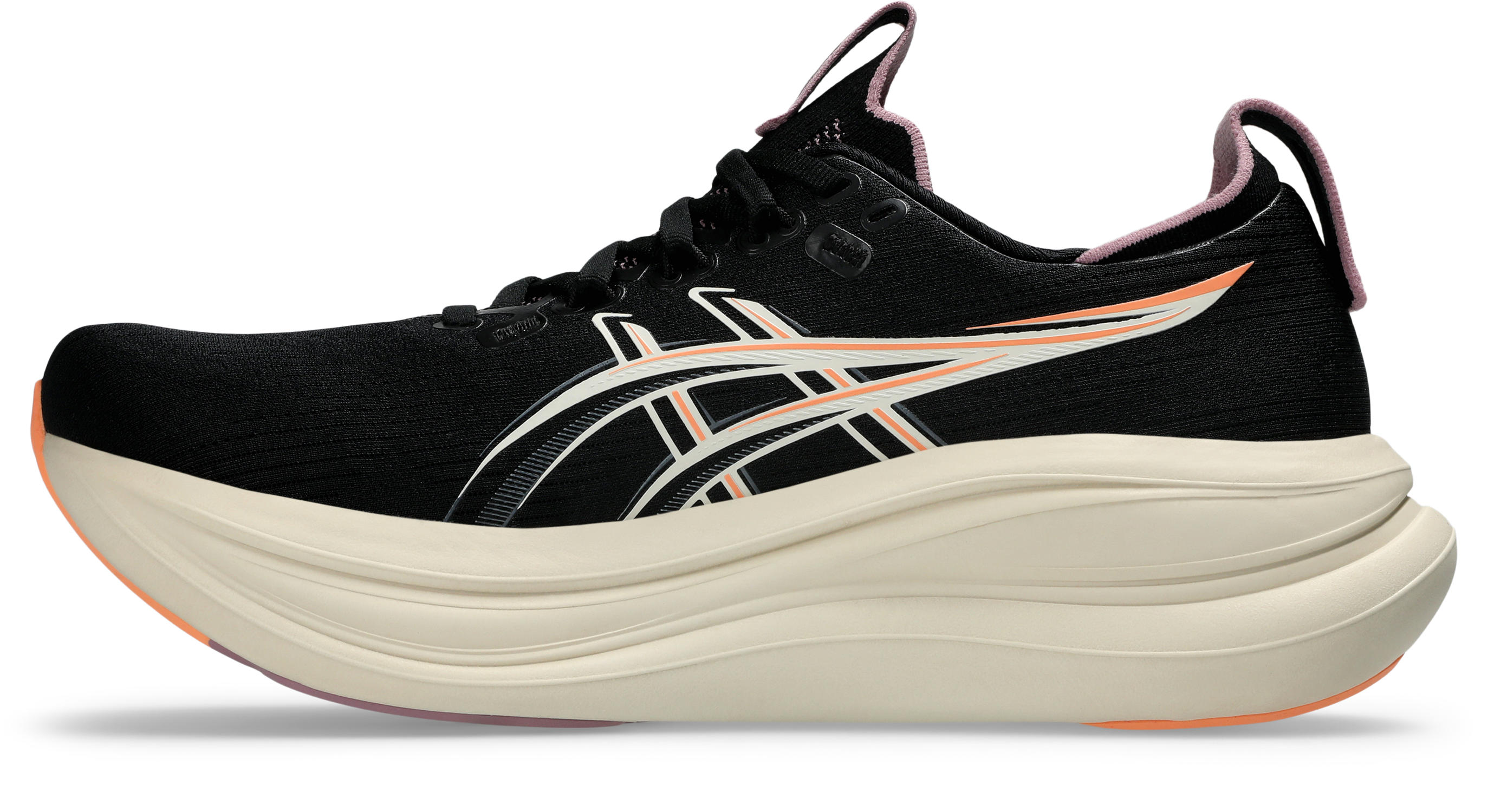 Asics Gel-Nimbus 28 Løpesko Dame Sort/Beige