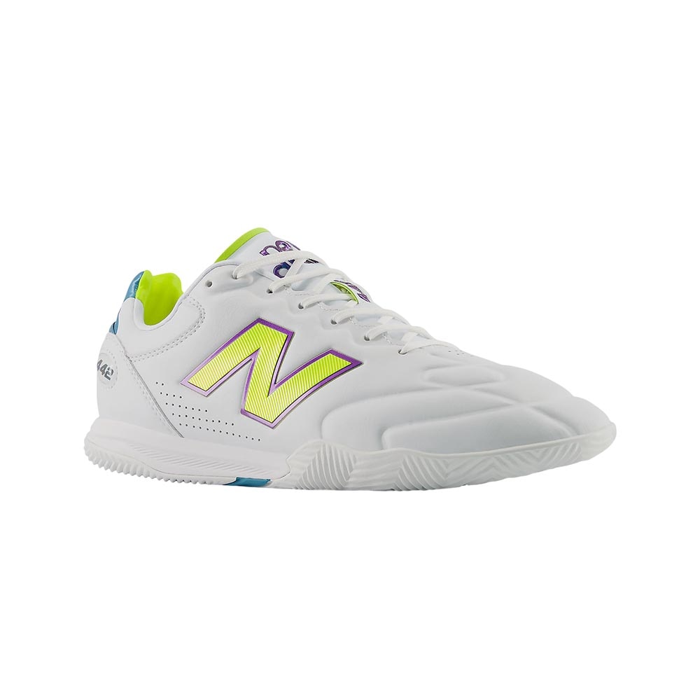New Balance 442 Elite V3 IN Futsal Innendørs Fotballsko Neon Tide