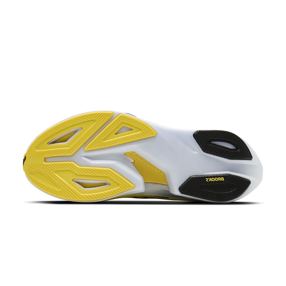 Brooks Hyperion Max 4 Løpesko Dame Hvit/Gul