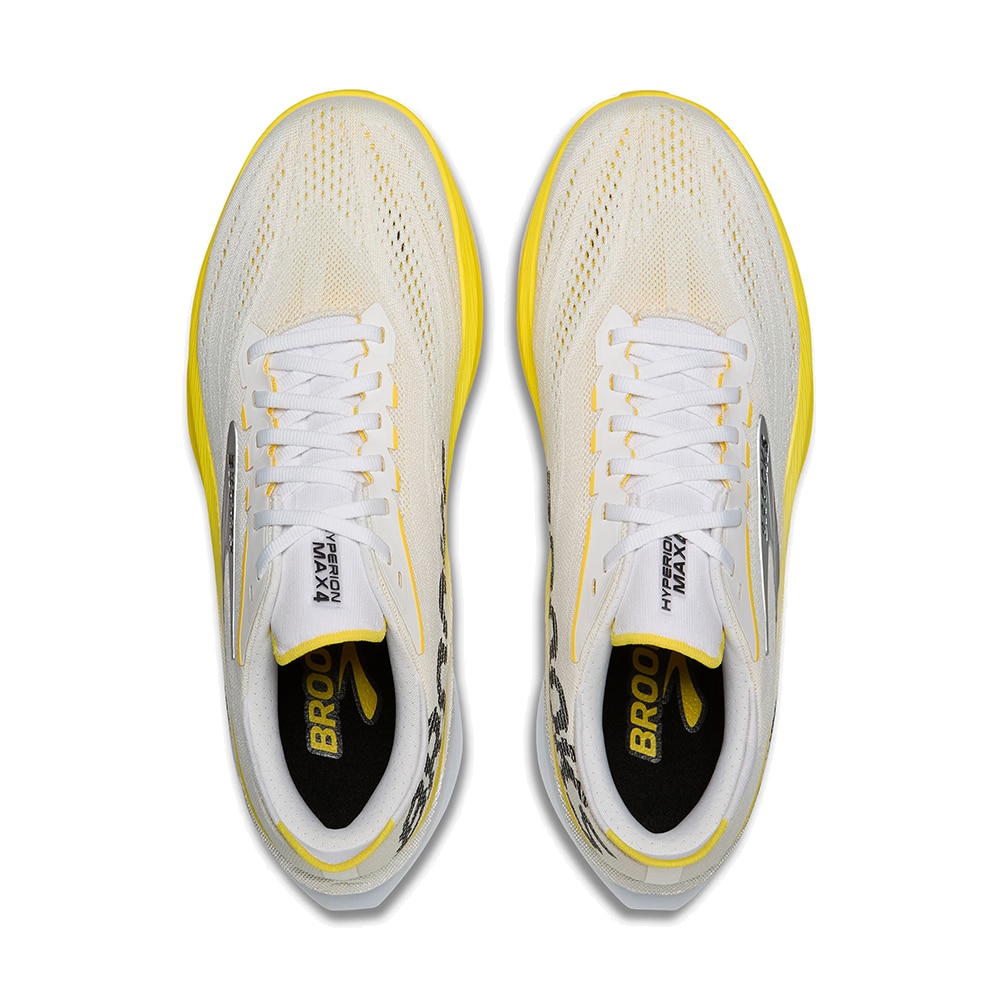 Brooks Hyperion Max 4 Løpesko Dame Hvit/Gul