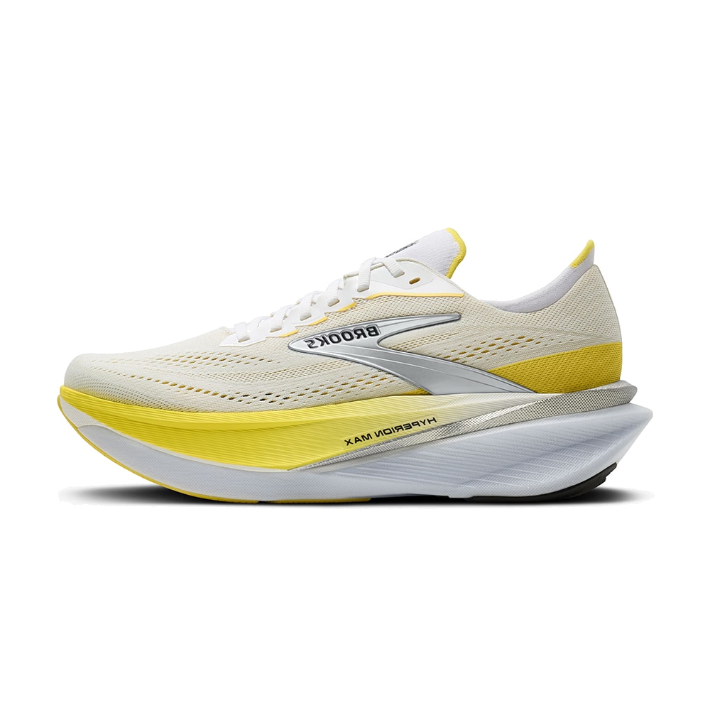 Brooks Hyperion Max 4 Løpesko Dame Hvit/Gul