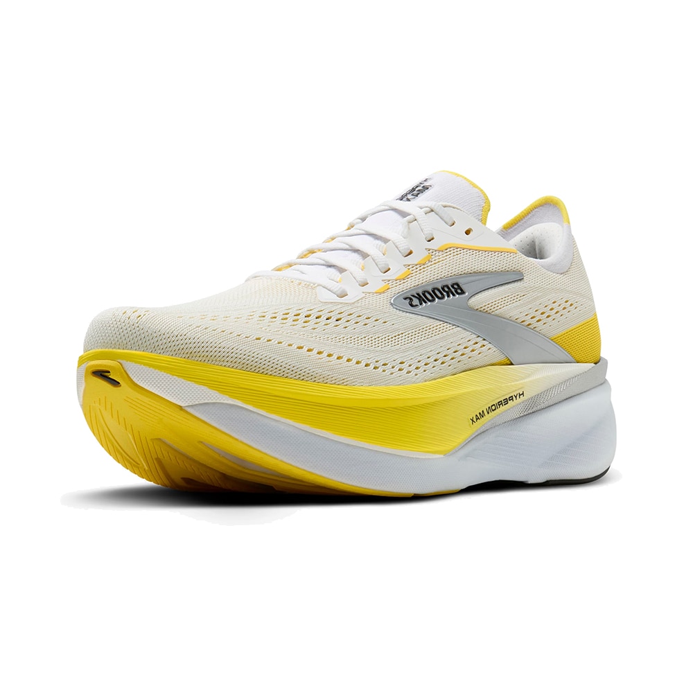 Brooks Hyperion Max 4 Løpesko Dame Hvit/Gul