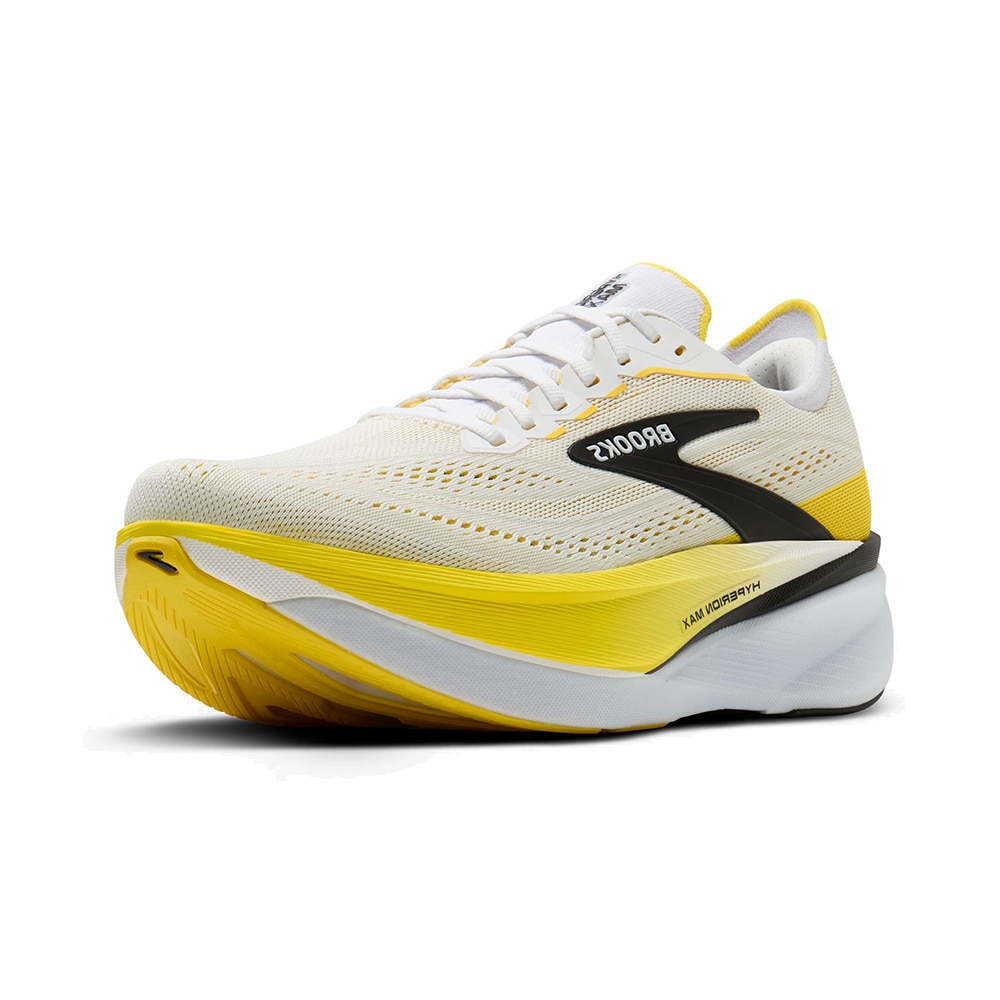 Brooks Hyperion Max 4 Løpesko Herre Hvit/Gul