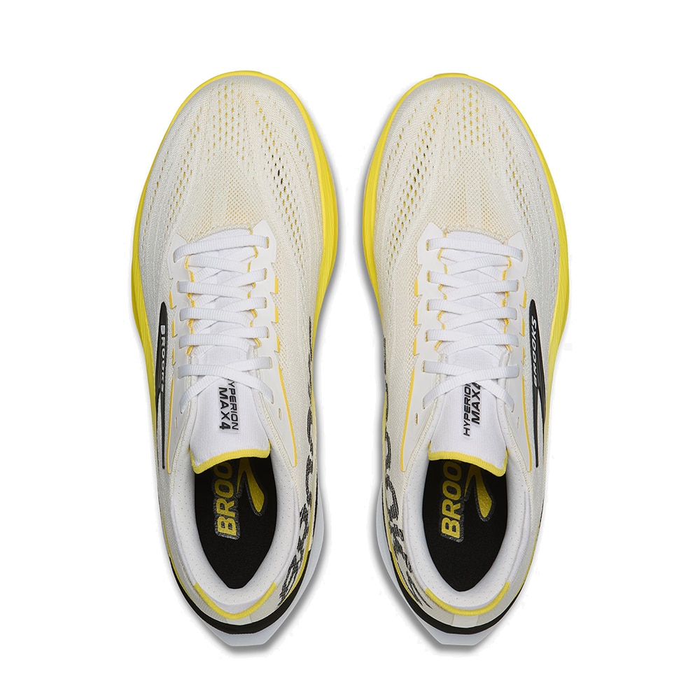 Brooks Hyperion Max 4 Løpesko Herre Hvit/Gul