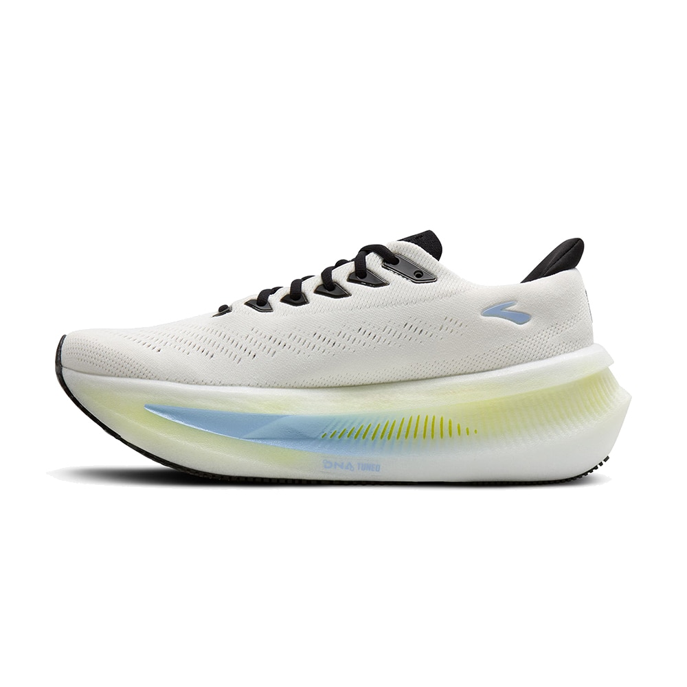 Brooks Glycerin Max 2 Løpesko Herre Hvit/Blå/Gul