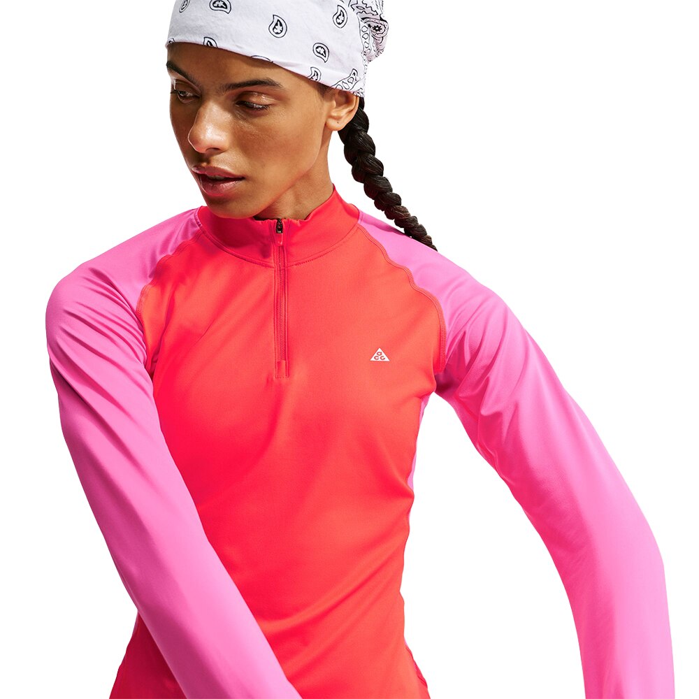Nike ACG Wildsee Langermet Trøye Dame Rød/Rosa