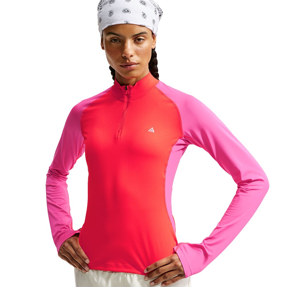 Nike ACG Wildsee Langermet Trøye Dame Rød/Rosa