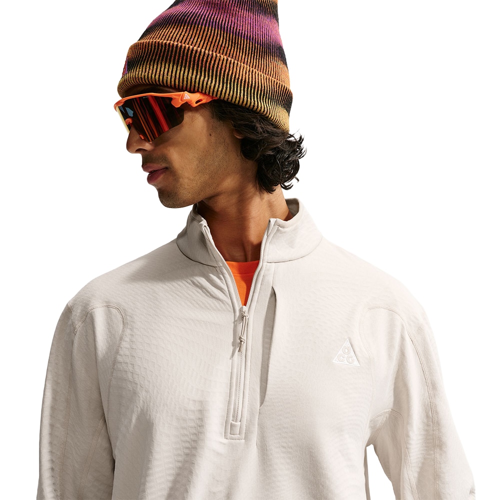 Nike ACG Wolf Grid Half-Zip Langermet Trøye Herre Hvit