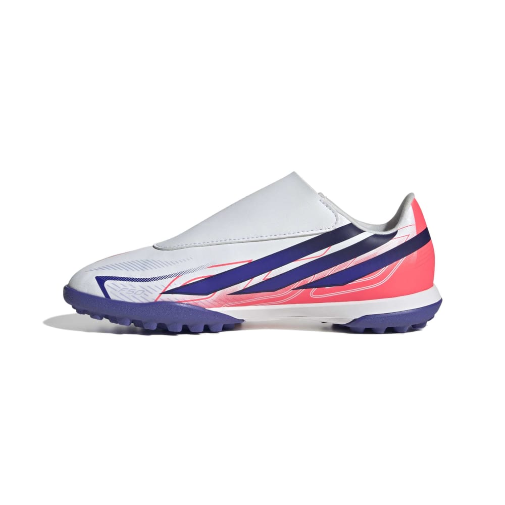 Adidas F50 Hyperfast Club Laceless TF Fotballsko Barn Chaos vs Control