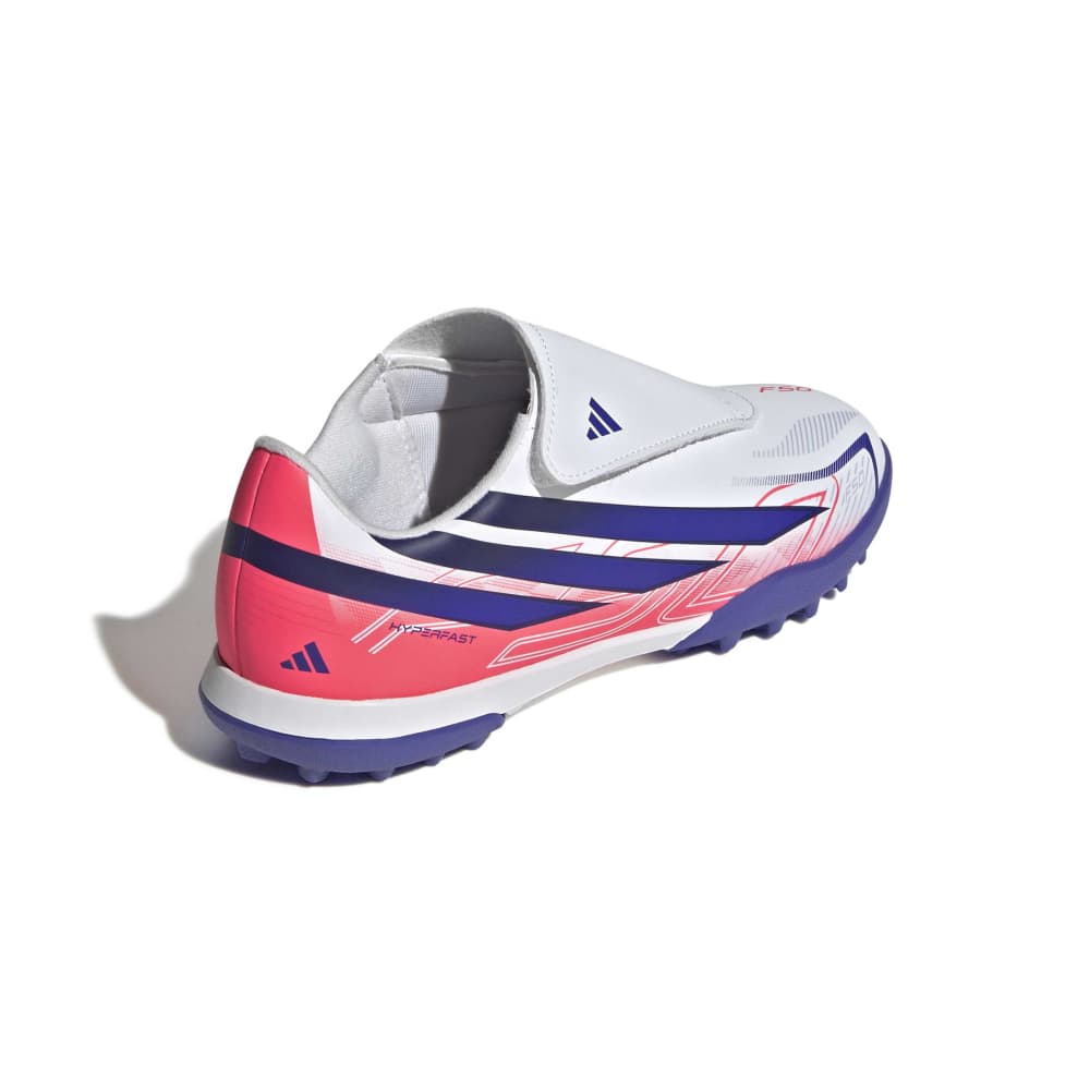 Adidas F50 Hyperfast Club Laceless TF Fotballsko Barn Chaos vs Control