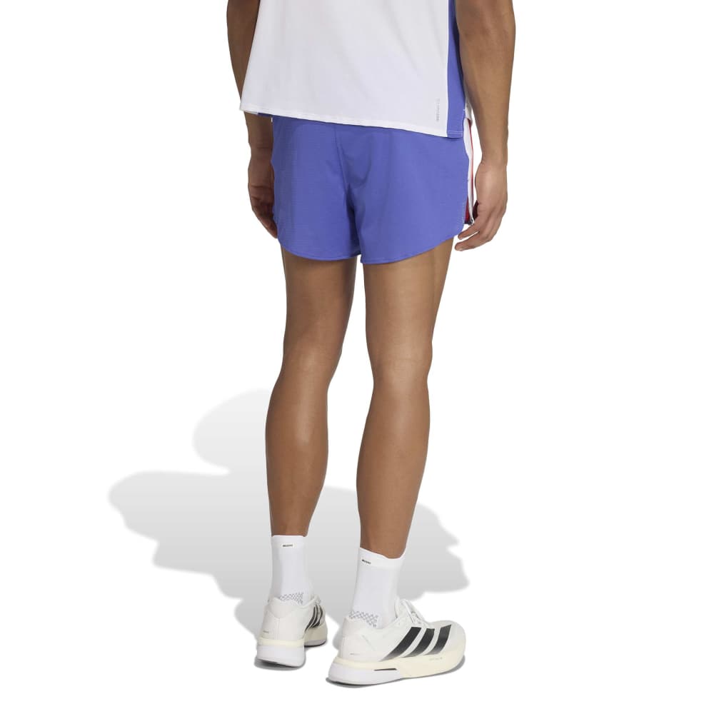 Adidas Adizero Løpeshorts Herre Blå/Hvit/Rød