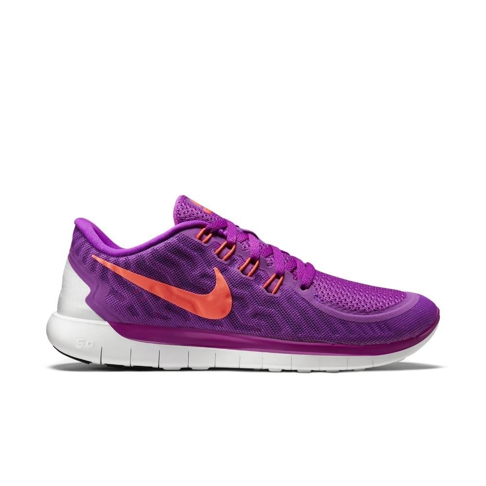 Nike free sko dame on sale lilla
