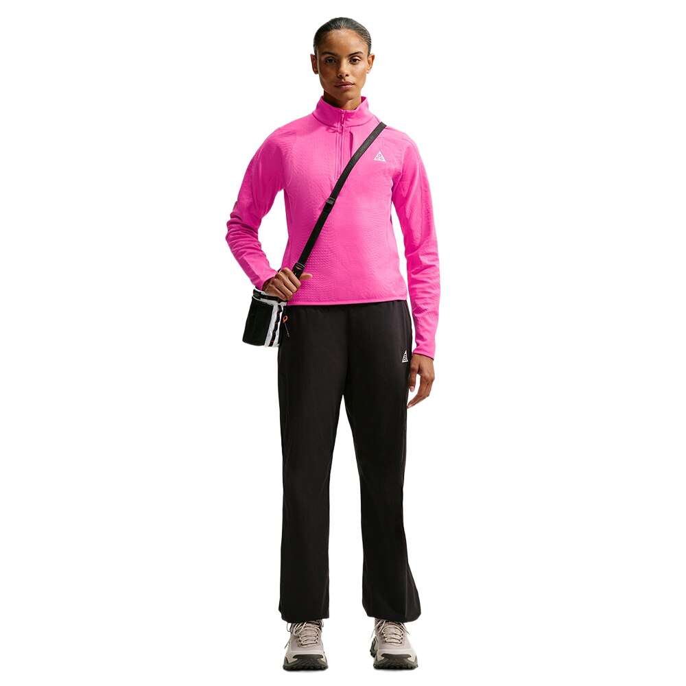 Nike ACG Wolf Grid Half-Zip Langermet Trøye Dame Rosa