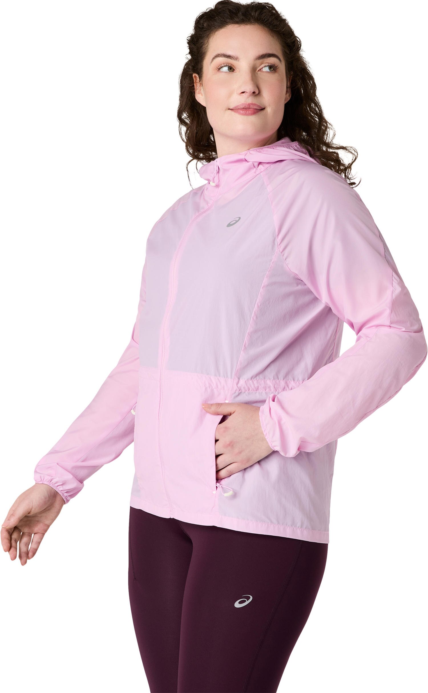 Asics Road Packable Jakke Dame Rosa