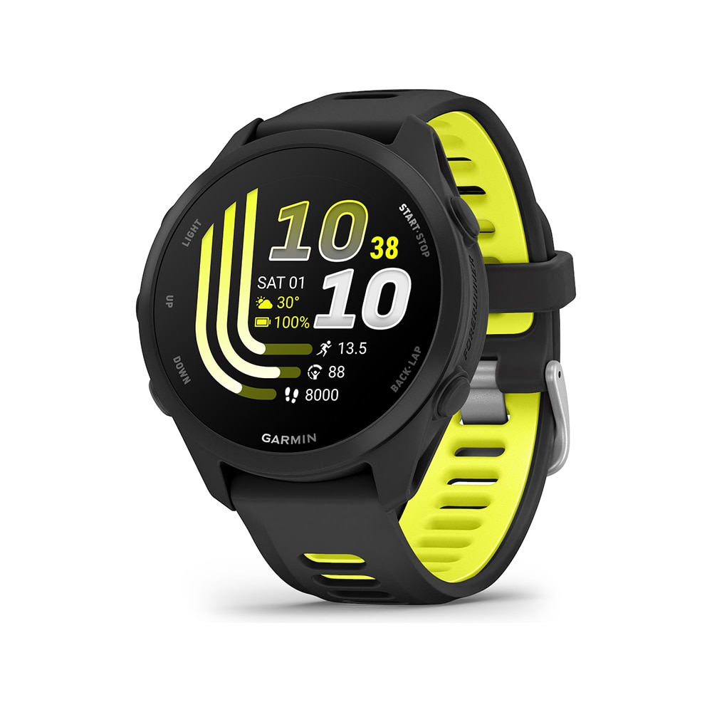 Garmin Forerunner 170 GPS Treningsklokke Sort/Gul