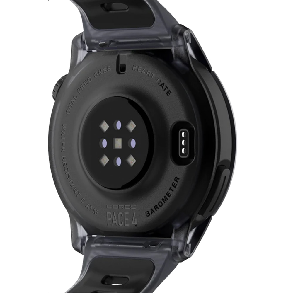 Coros Pace 4 Silicone Treningsklokke Sort