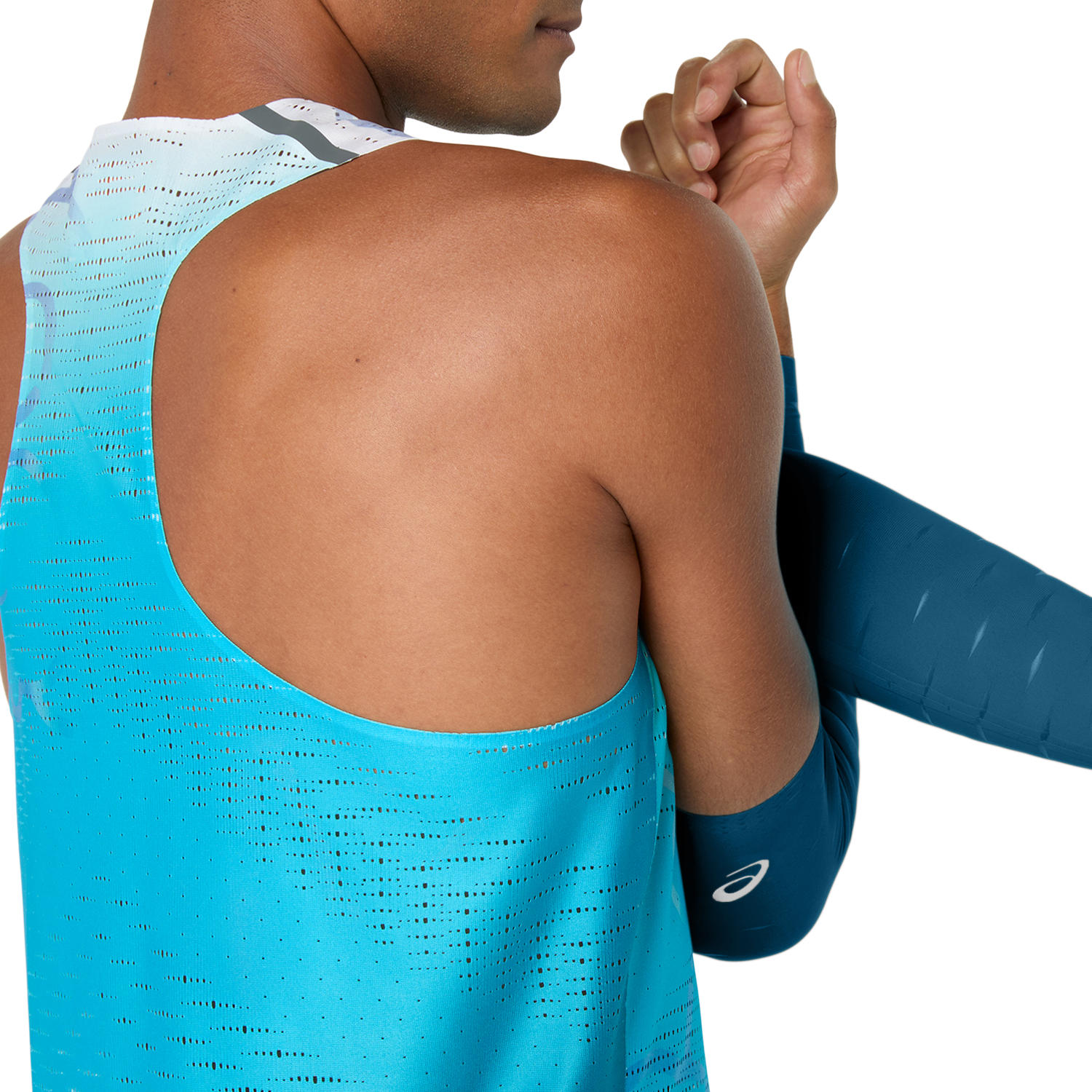 ASICS Metaspeed Singlet Herre Blå/Turkis