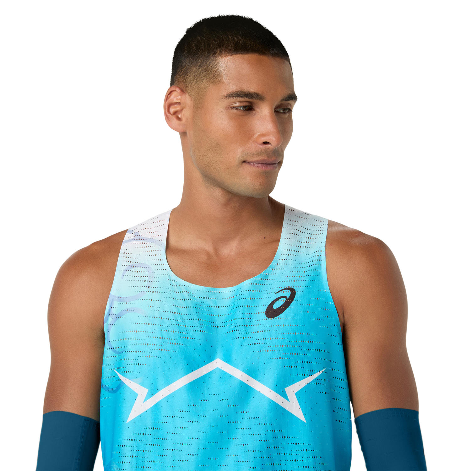 ASICS Metaspeed Singlet Herre Blå/Turkis