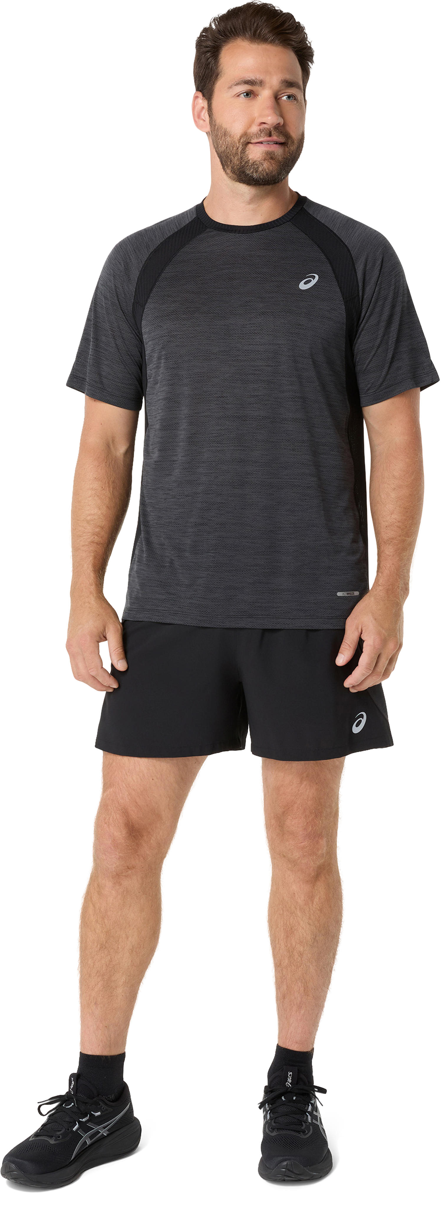 Asics Road T-skjorte Herre Sort