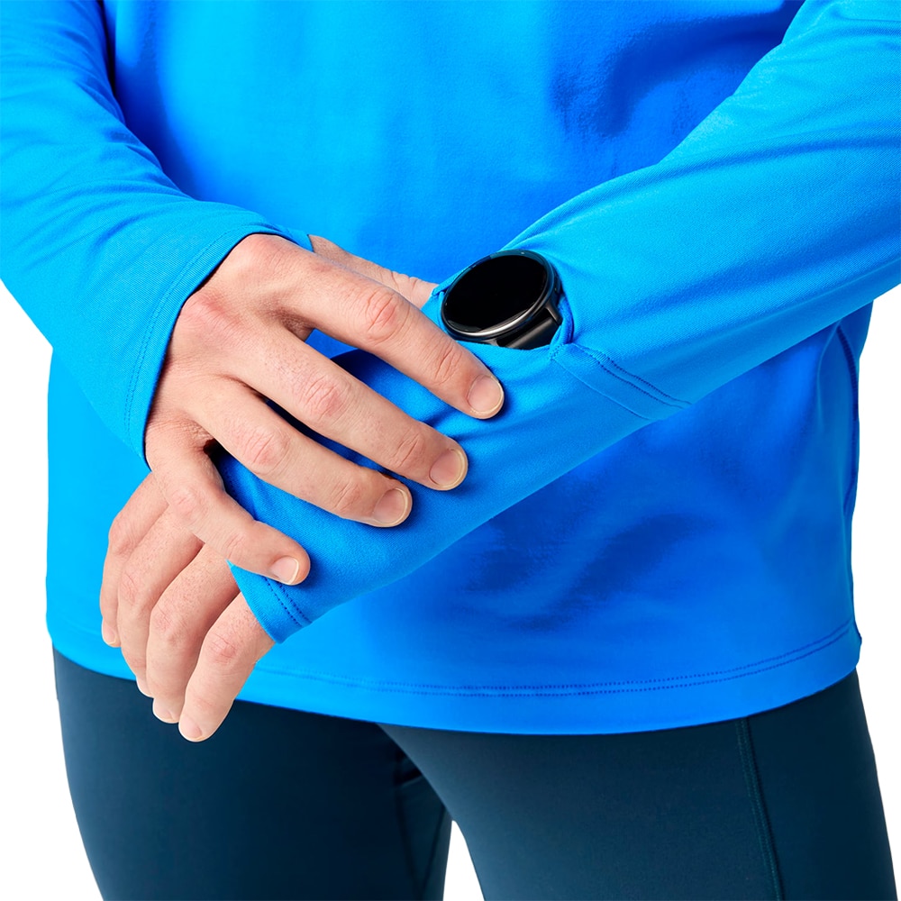 Brooks Dash 1/4 Zip 3.0 Langermet Trøye Herre Blå