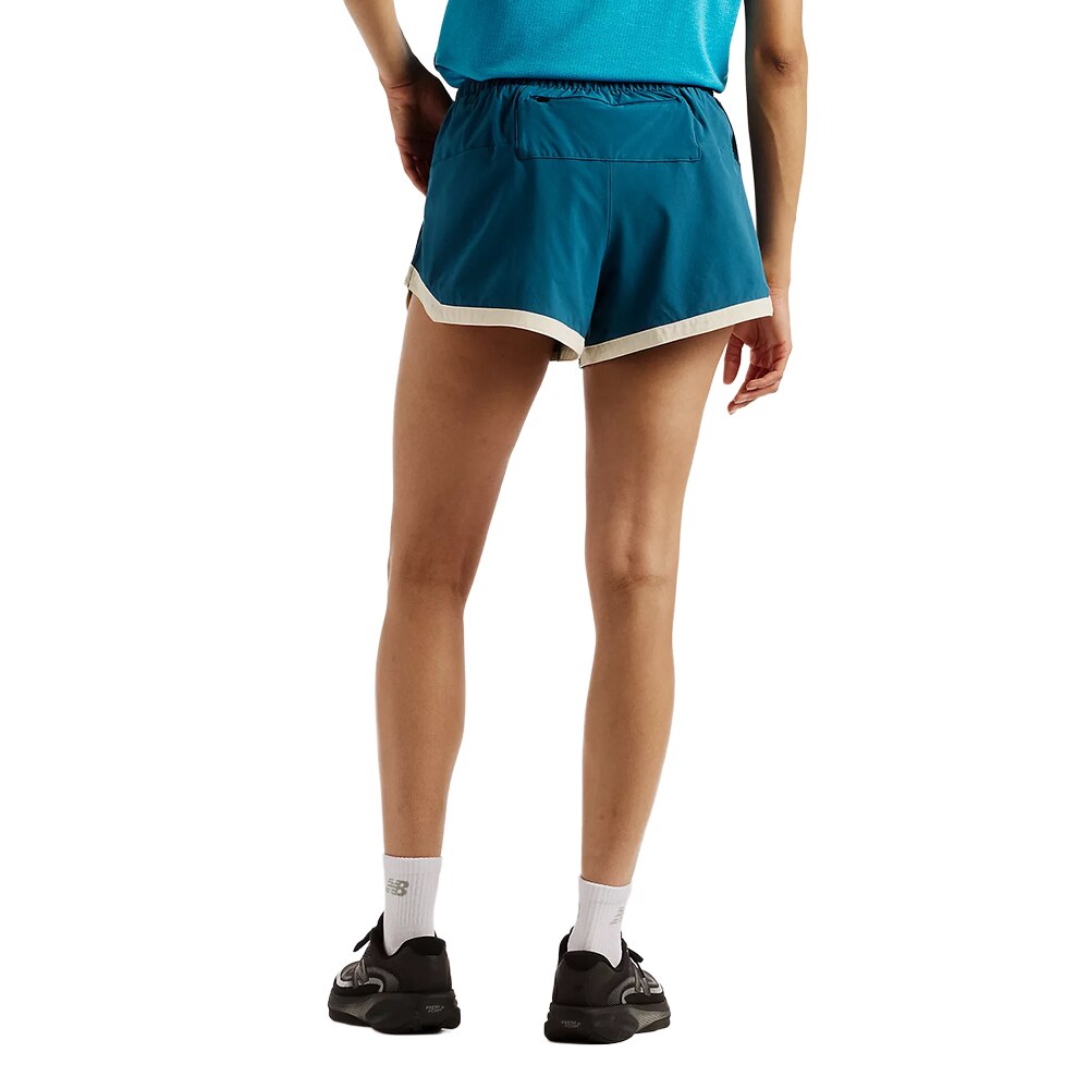 New Balance RC Essential 3" Løpeshorts Dame Blå